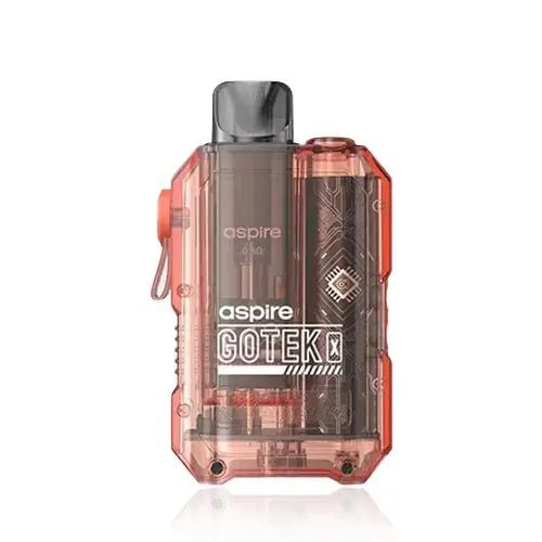 Aspire Gotek X Pod Vape Kit Transculent Orange