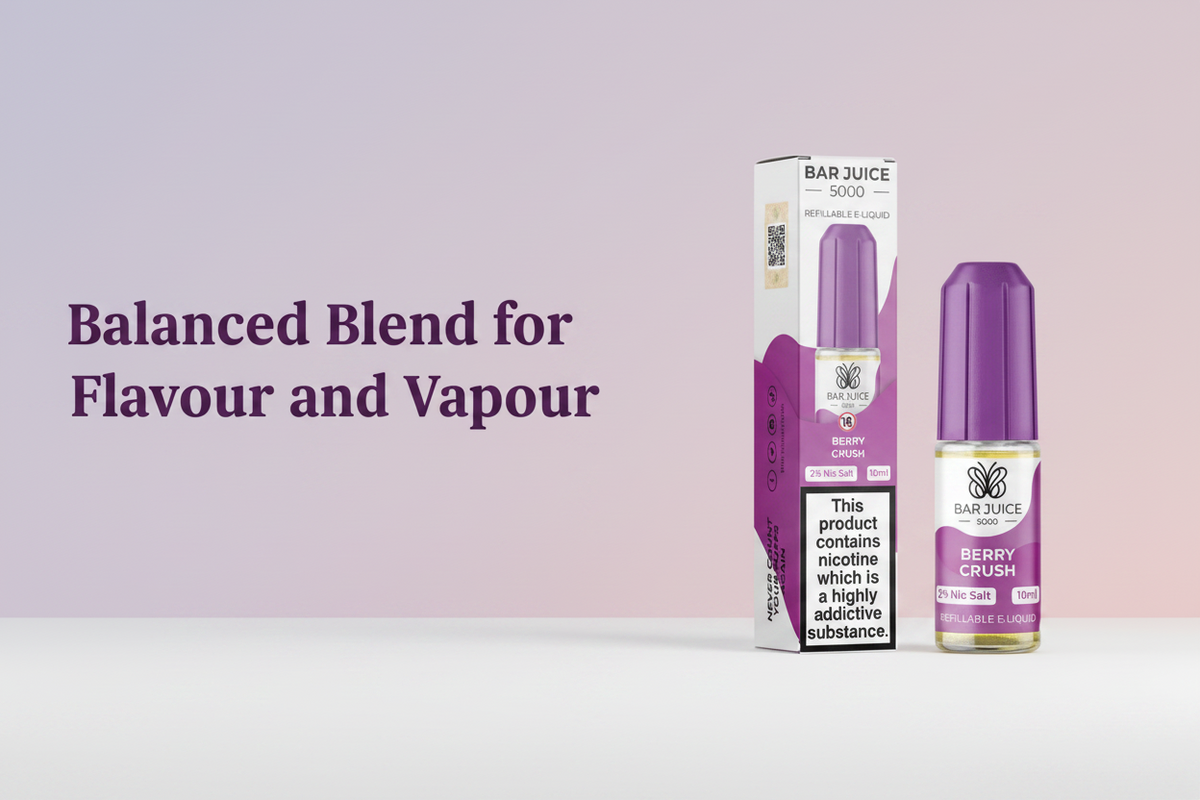 Balanced Blend for Flavour and Vapour