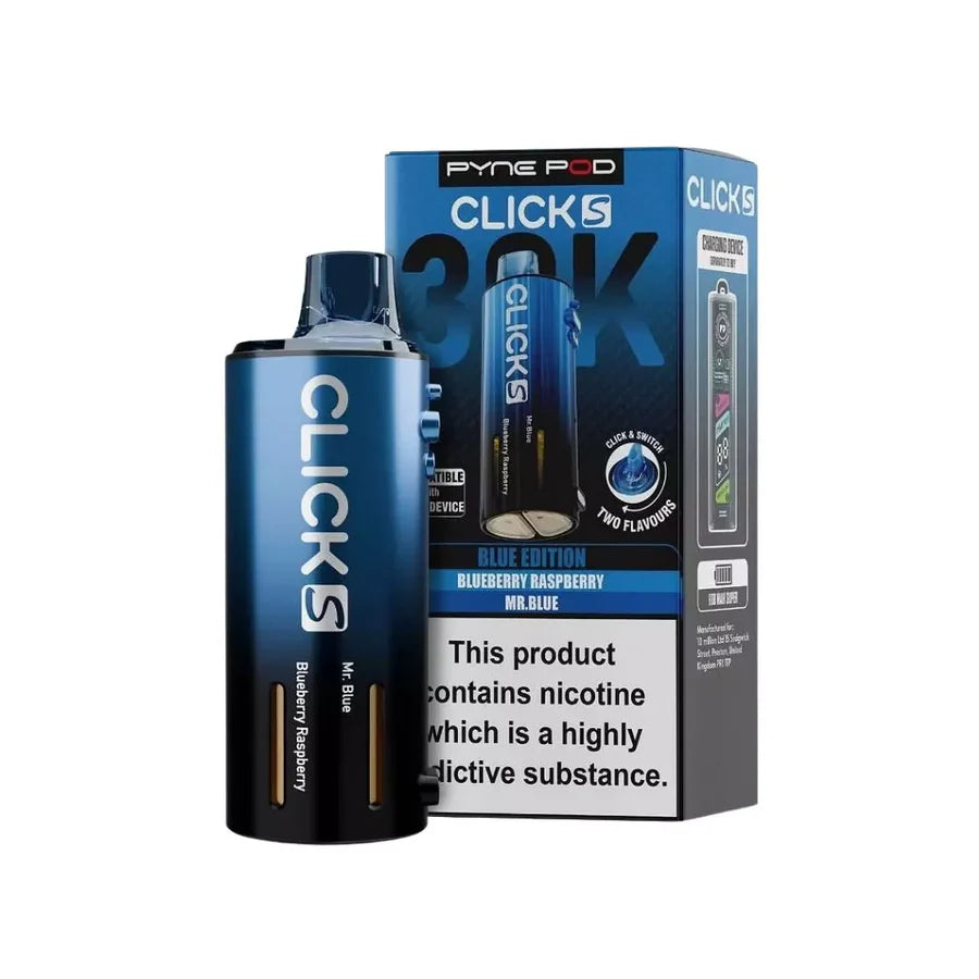 Pyne Pod Click S 30K Prefilled Pods - Box of 5 Select Vape Club Pyne Pod Click S 30K Prefilled Pods - Box of 5 Select Vape Club