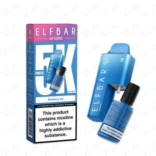 ELF BAR AF5000 Disposable Vape Kit 20mg Blueberry Ice