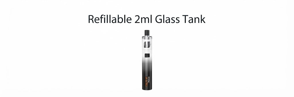 Refillable 2ml Glass Tank