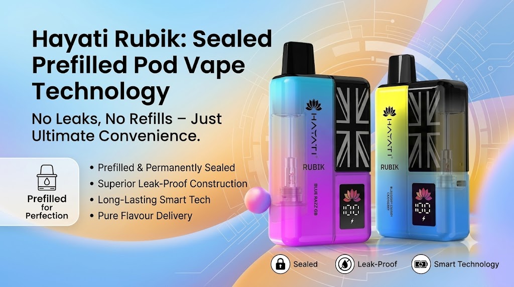 Sealed Prefilled Pod Vape Technology