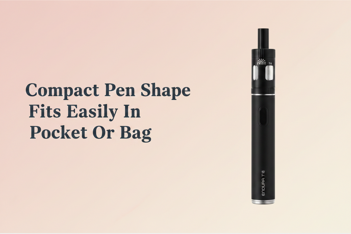 Compact Pen Shape Fits Easily In Pocket Or Bag