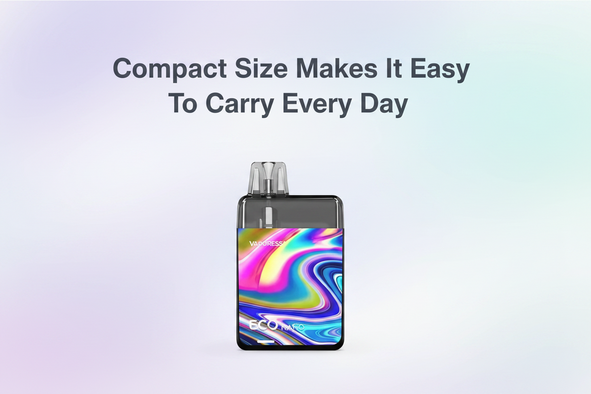 Compact Size Makes It Easy To Carry Every Day