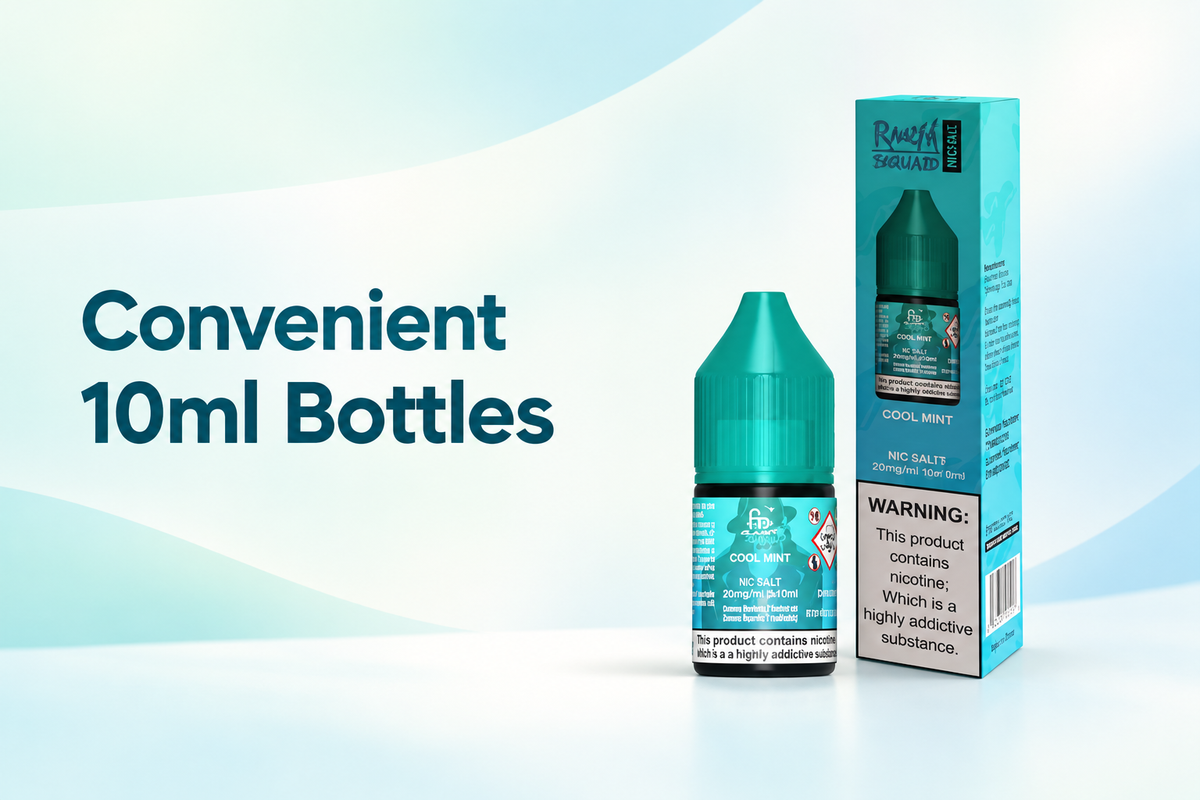 Convenient 10ml Bottles