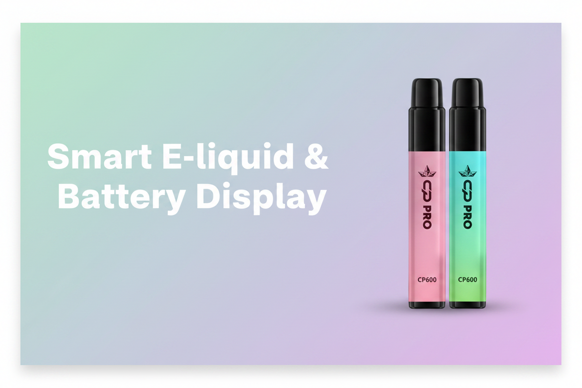 Smart E-liquid & Battery Display