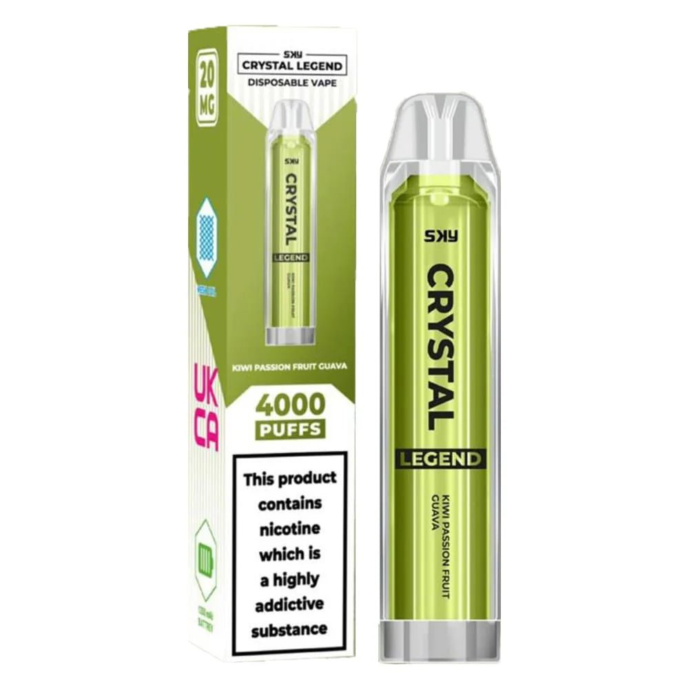 Crystal Legend 4000 20mg Disposable Vape Pod - Box