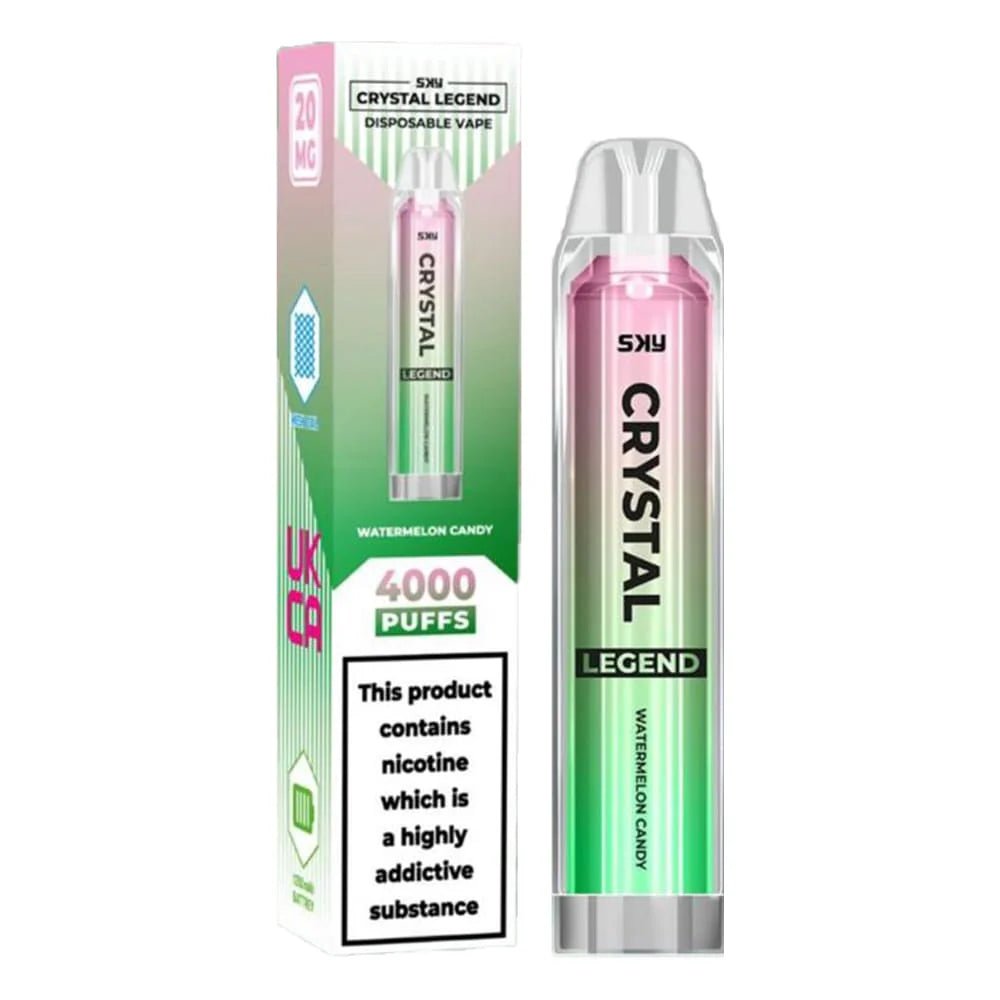 Crystal Legend 4000 20mg Disposable Vape Pod - Box