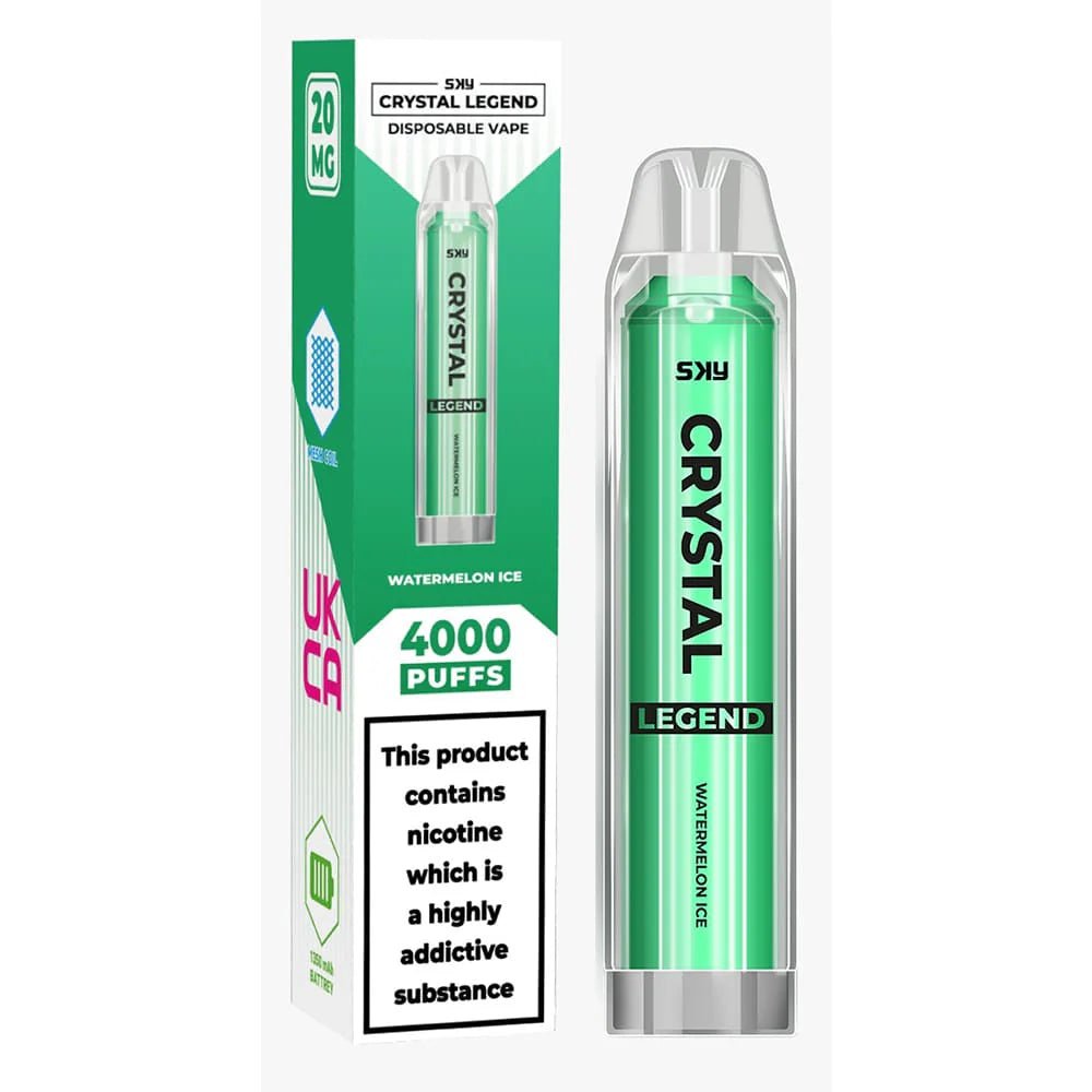 Crystal Legend 4000 20mg Disposable Vape Pod - Box