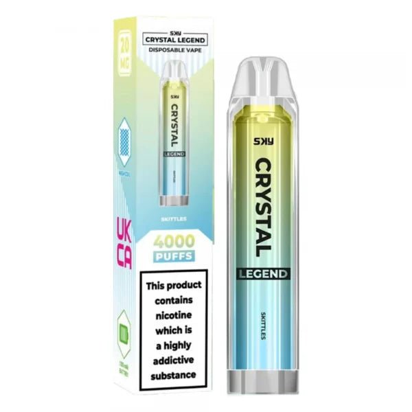 Crystal Legend 4000 20mg Disposable Vape Pod - Box