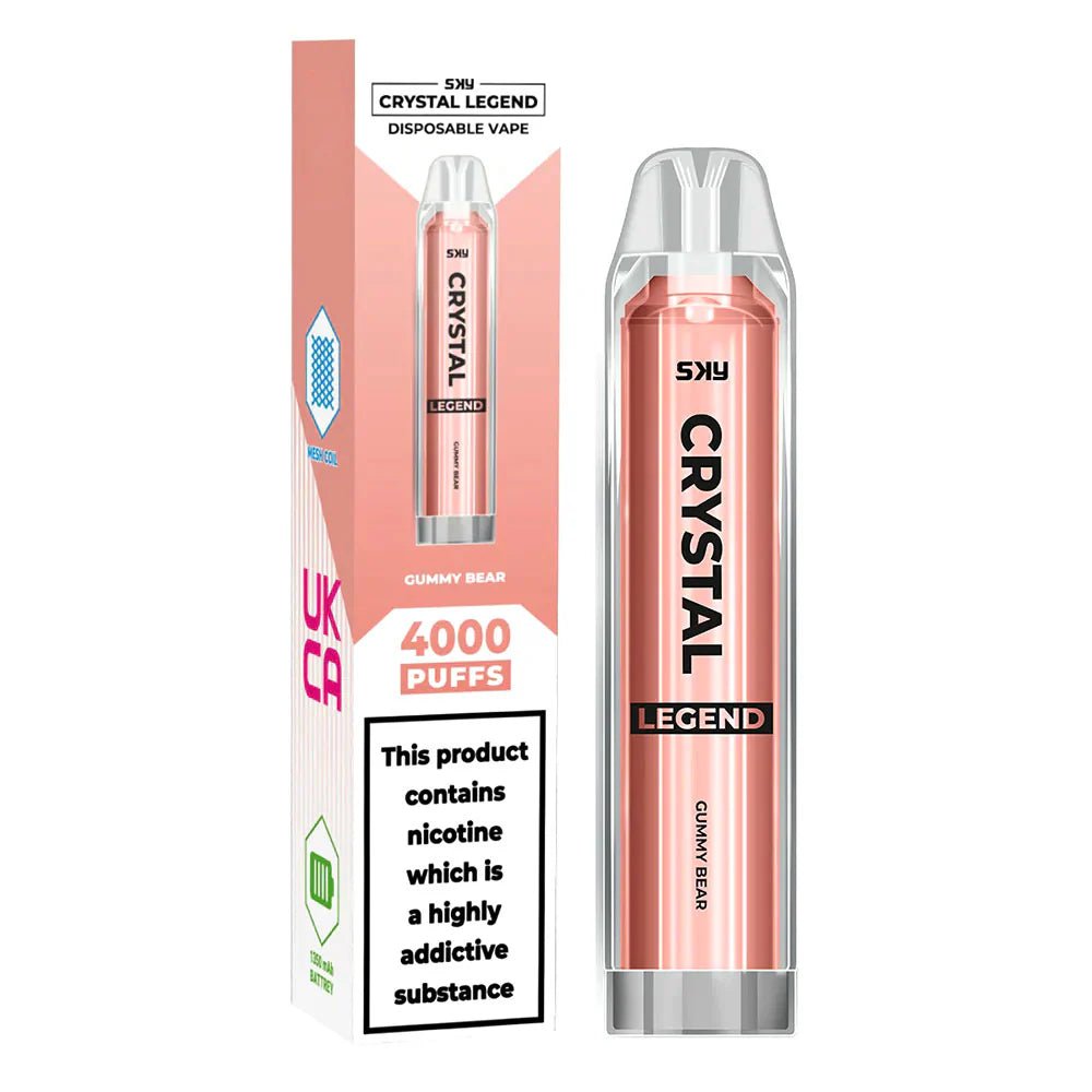 Crystal Legend 4000 Disposable Vape 20mg