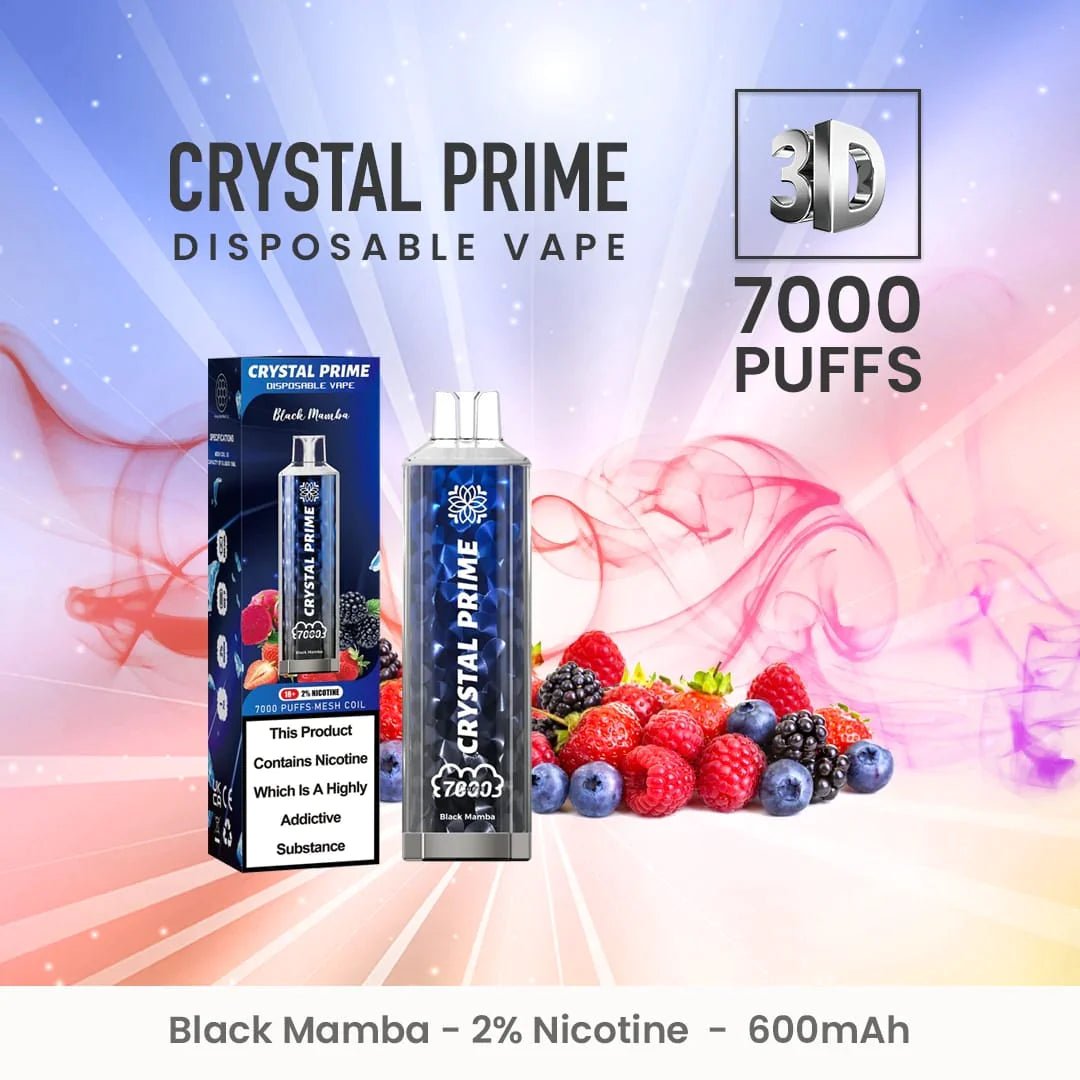 Crystal Prime 7000 Disposable Vape - Box of 10