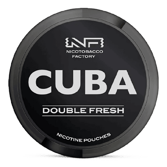 CUBA Nicotine Pouches Black Double Fresh