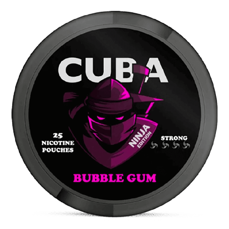 CUBA Nicotine Pouches Ninja Bubblegum