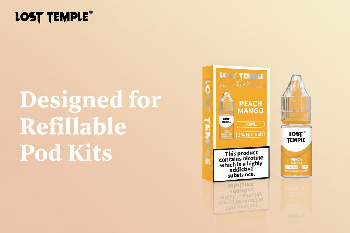 Designed for Refillable Pod Kits