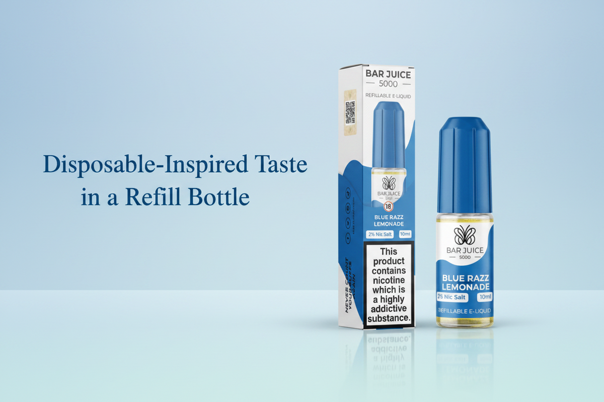 Disposable-Inspired Taste in a Refill Bottle