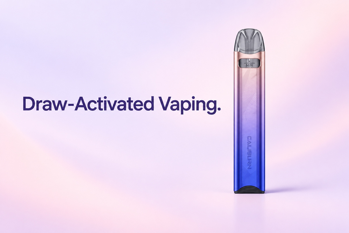 Draw-Activated Vaping