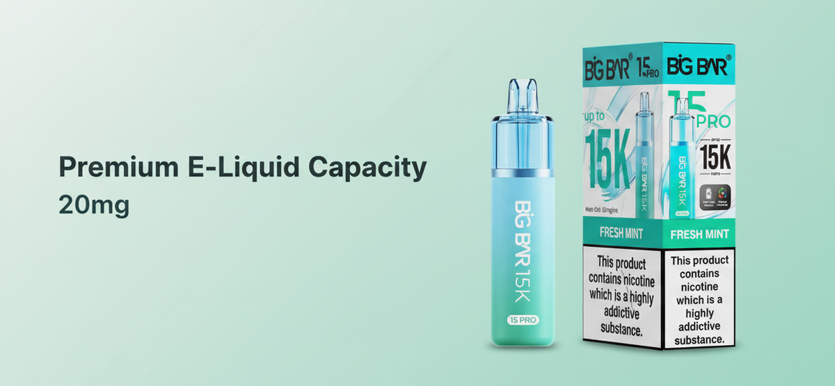 20mg Nic Salt E-Liquid Capacity