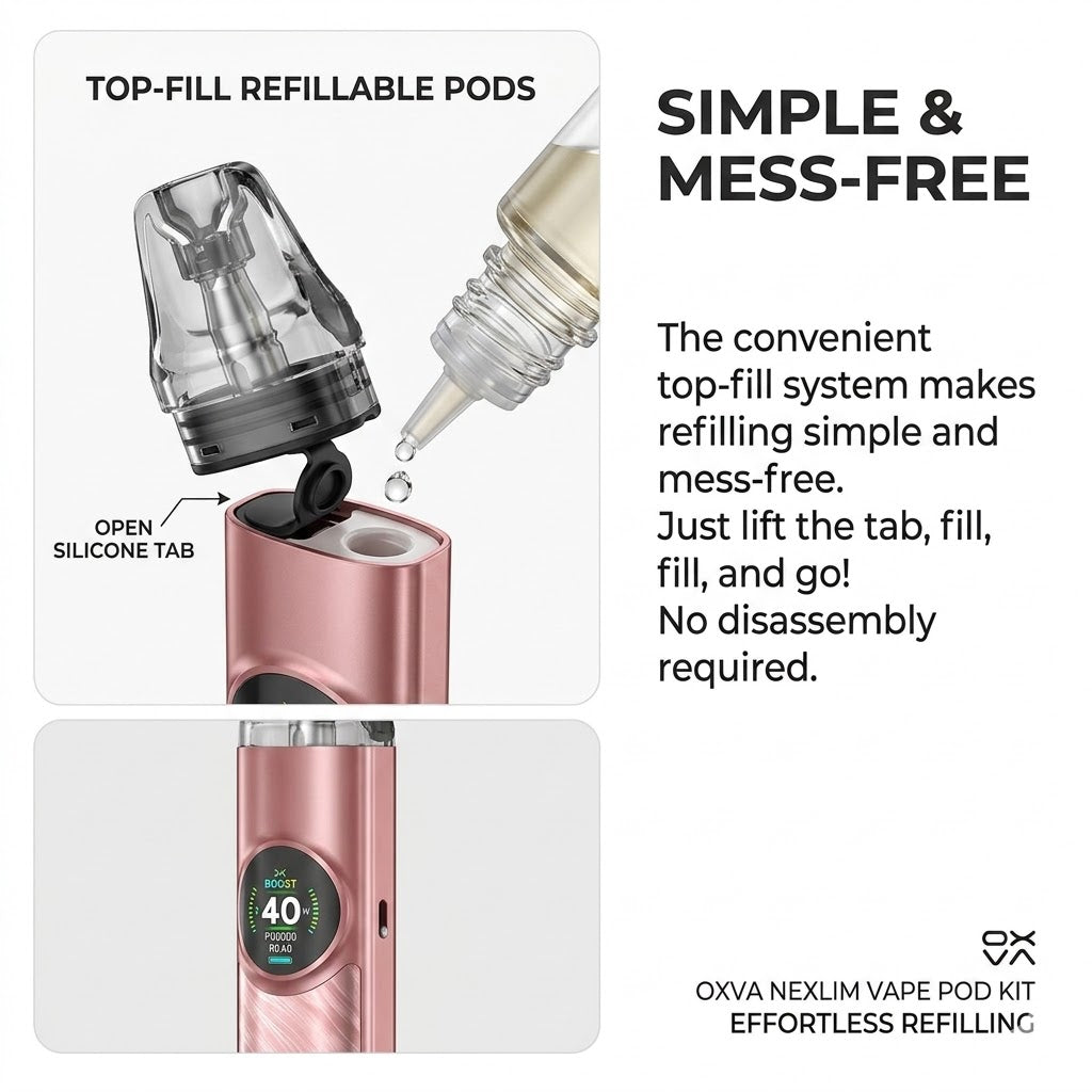 Top-Fill Refillable Pods