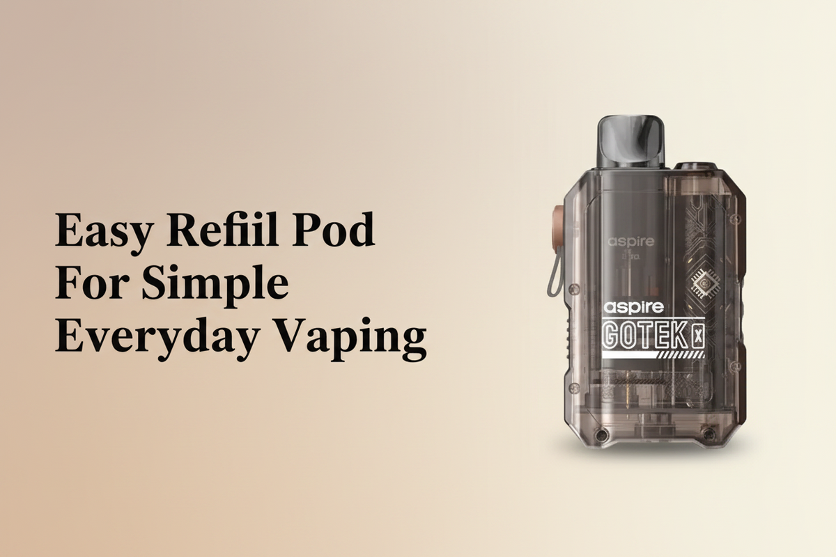 Easy Refill Pod For Simple Everyday Vaping