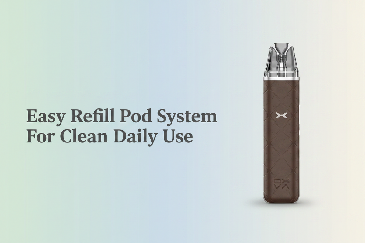 Easy Refill Pod System For Clean Daily Use