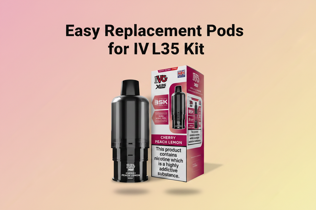 Easy Replacement Pods for IVG XL35 Kit