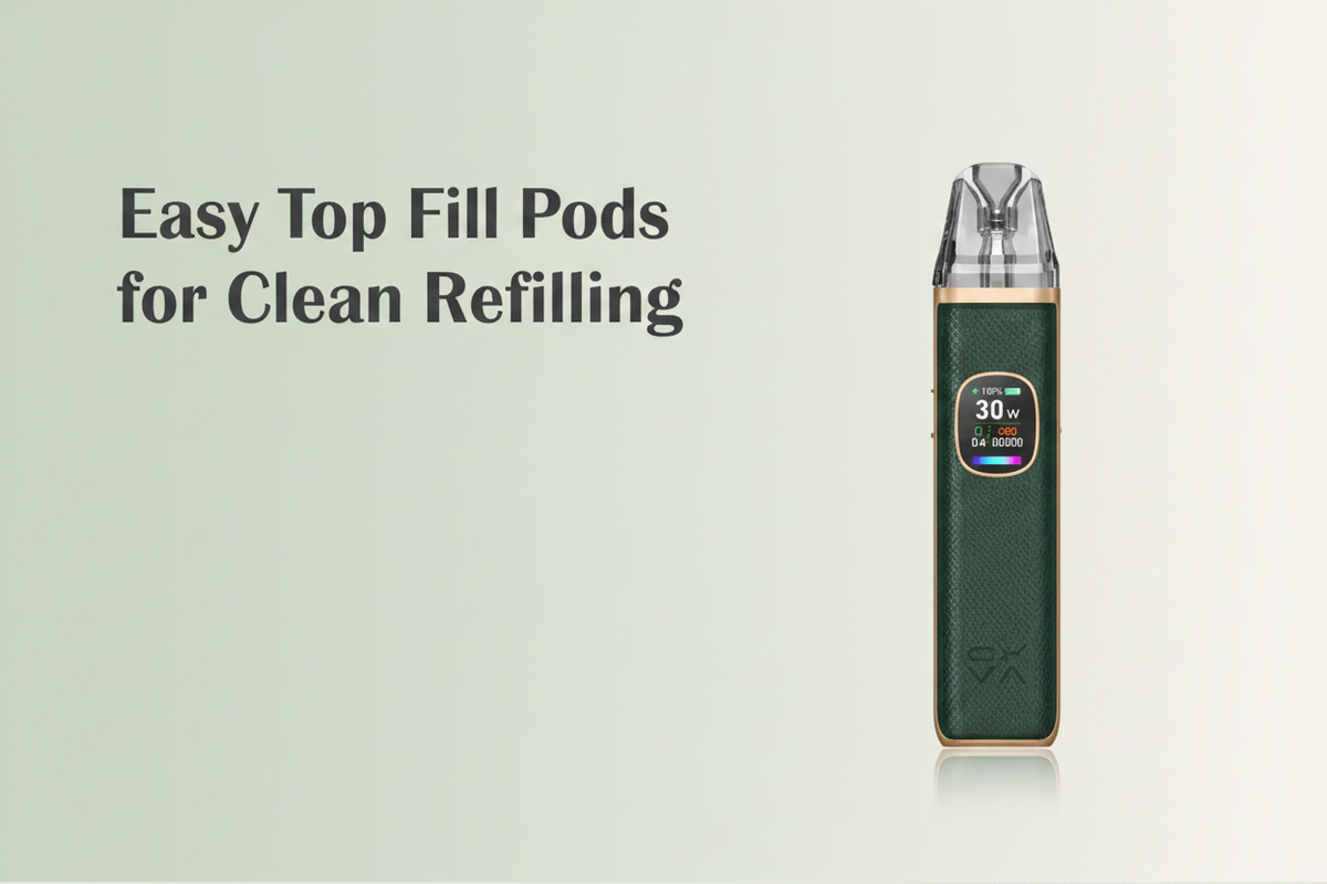 Easy Top Fill Pods for Clean Refilling