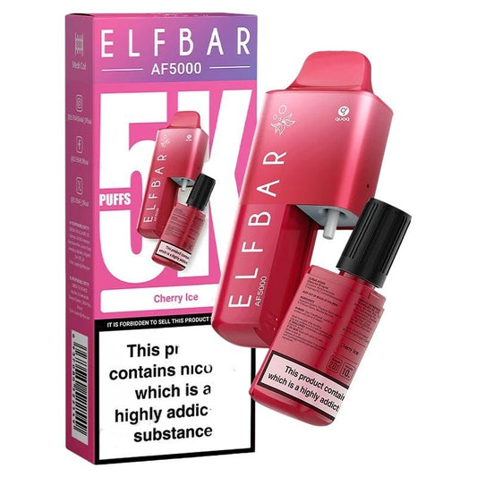 ELF BAR AF5000 Disposable Vape Kit 20mg Cherry Ice