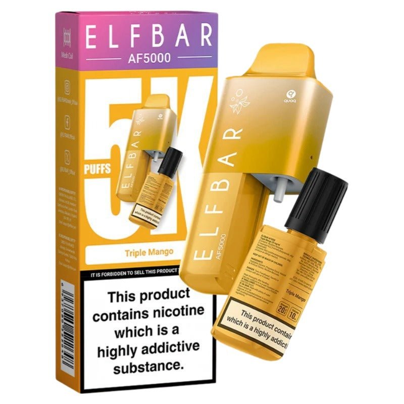 ELF BAR AF5000 Disposable Vape Kit 20mg Triple Mango