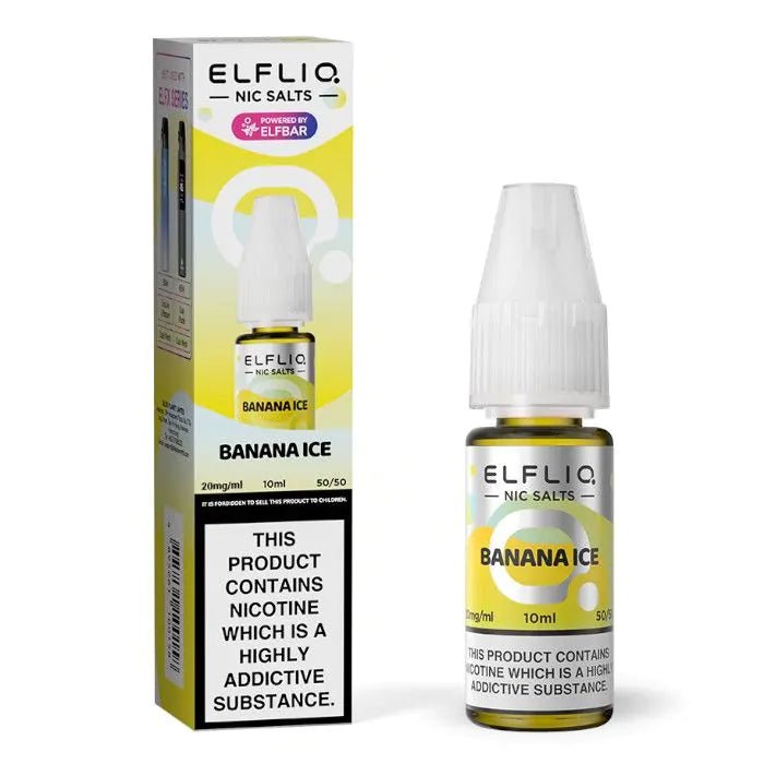 ELFLIQ Nic Salts Banana Ice (Box of 10)