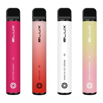 Elux Bar 600 Disposable Vape Pod Device 20MG - Box of 10