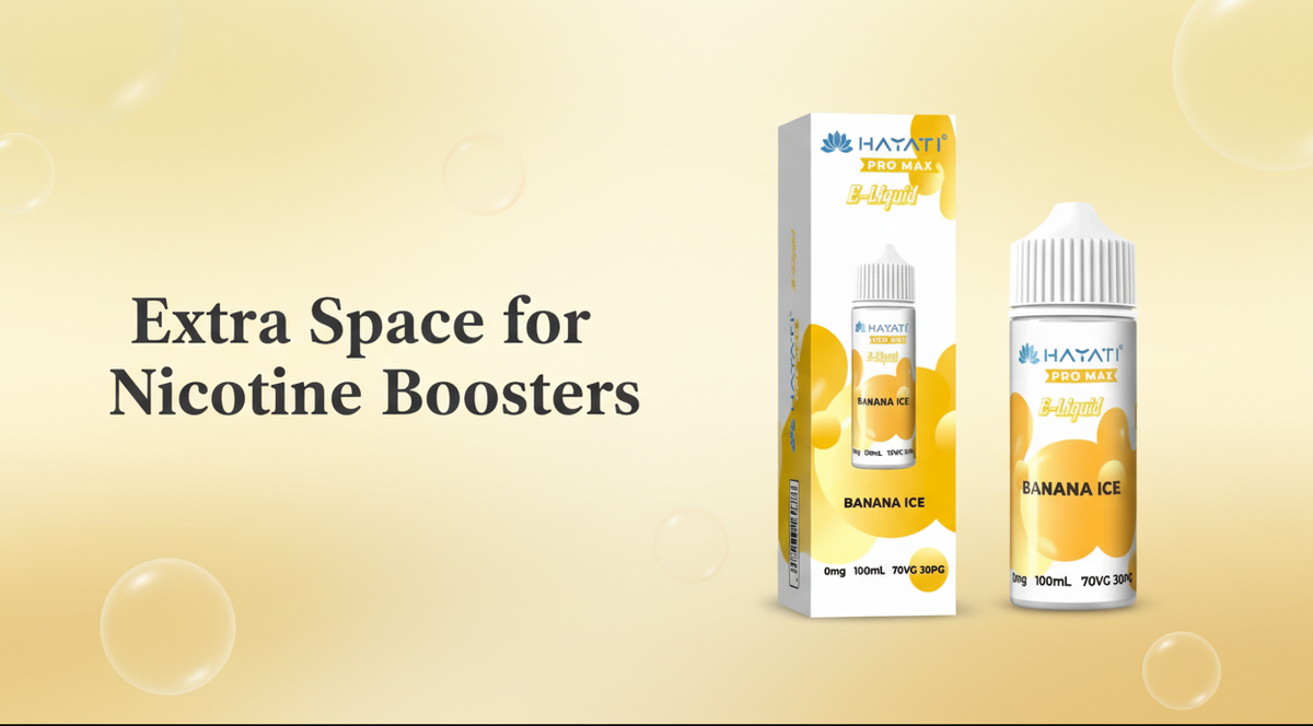 Extra Space for Nicotine Boosters