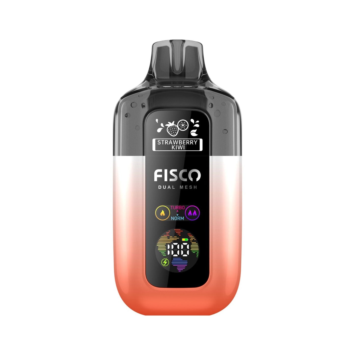 FISCO POINT PRO 7000 DISPOSABLE VAPE KIT 20MG Strawberry & Kiwi