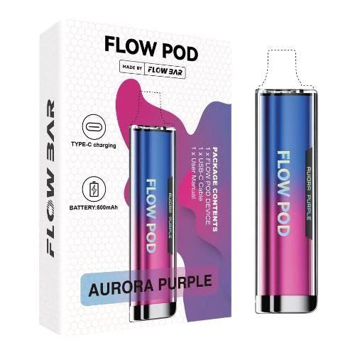Flow Pod CP600 Rechargeable Pod Kit | 600+ Puffs, USB-C Charging Select Vape Club Flow Pod CP600 Rechargeable Pod Kit | 600+ Puffs, USB-C Charging Select Vape Club