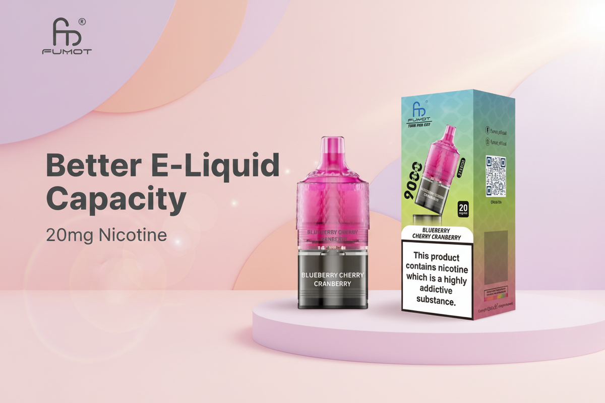 20mg Nicotine with Better E-Liquid Capacity