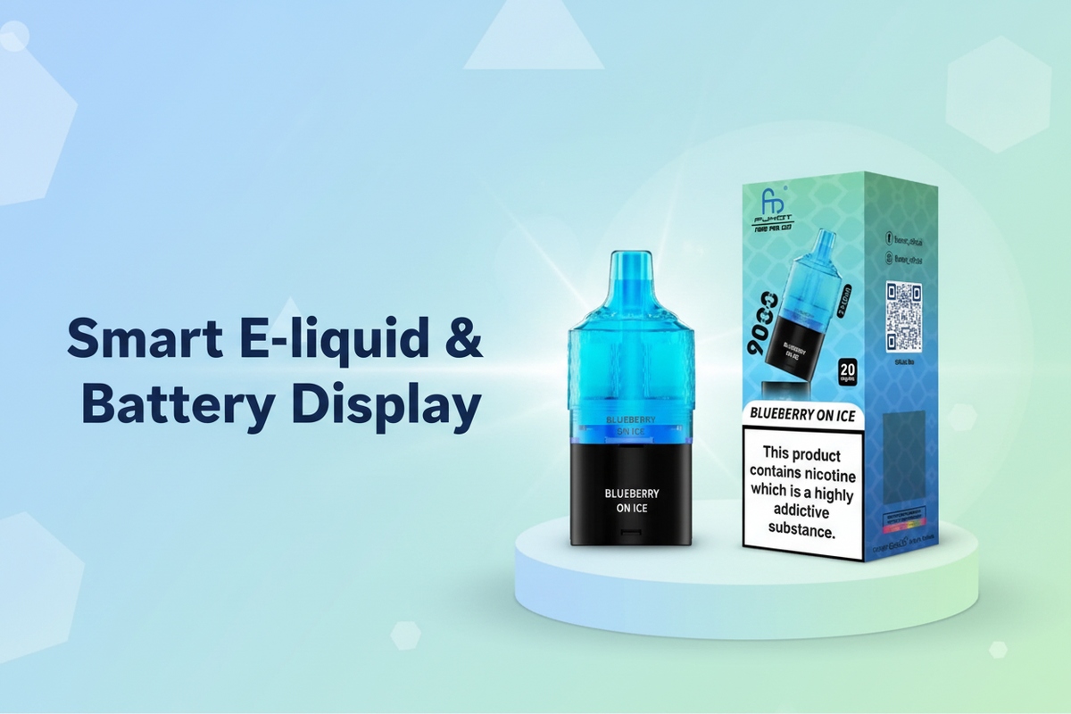 Smart E-liquid & Battery Display