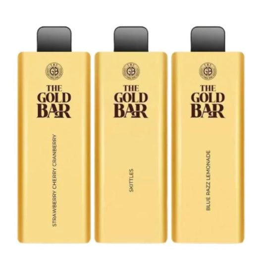 Gold Bar 4500 Disposable Vape 20MG - Box Of 10