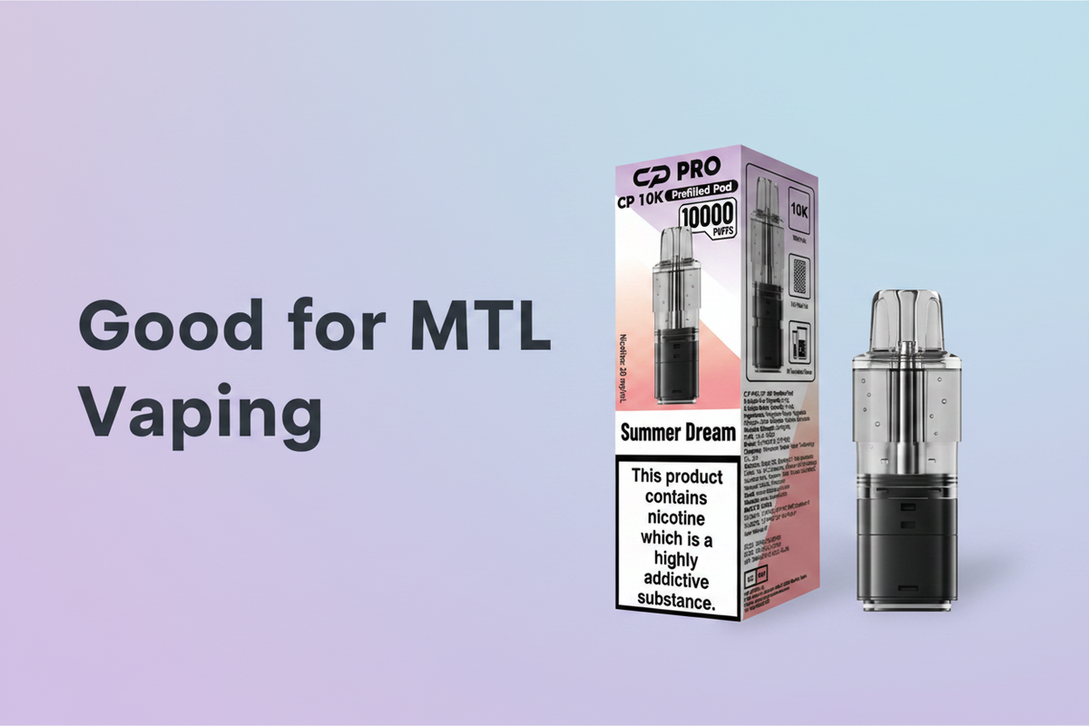 Good for MTL Vaping