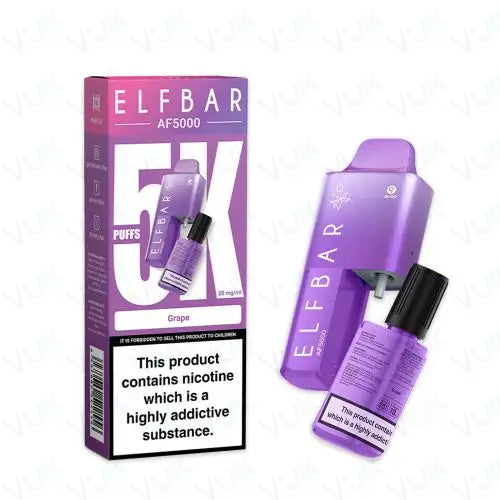 ELF BAR AF5000 Disposable Vape Kit 20mg Grape