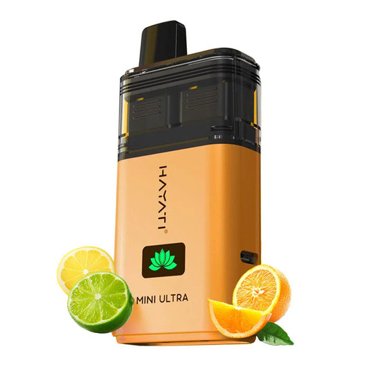 Hayati Mini Ultra 1500 Disposable Vape 20MG Cola Ice/Orange Lemon & Lime