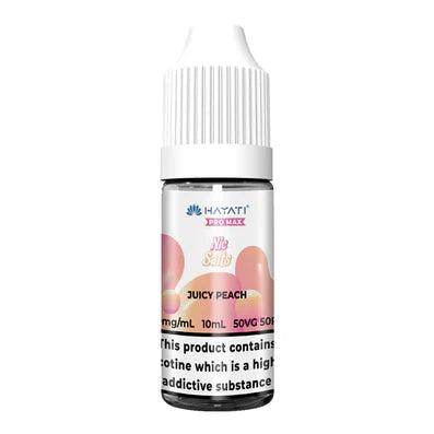 Hayati Pro Max Juicy Peach Ice Nic Salt Vape Juice