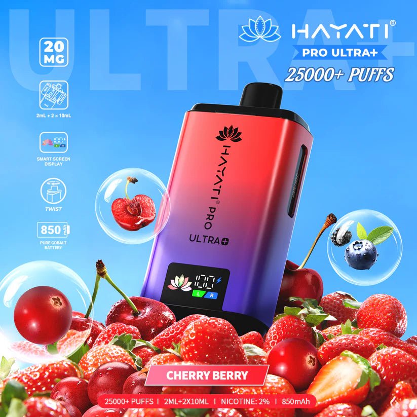 Hayati Pro Ultra+ 25k Prefilled Vape Pod 20mg (COMING SOON)