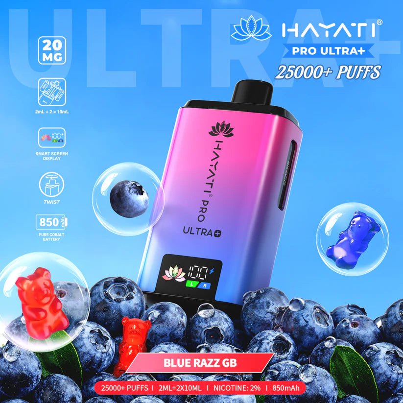 Hayati Pro Ultra+ 25k Prefilled Vape Pod 20mg - Boxes (COMING SOON)