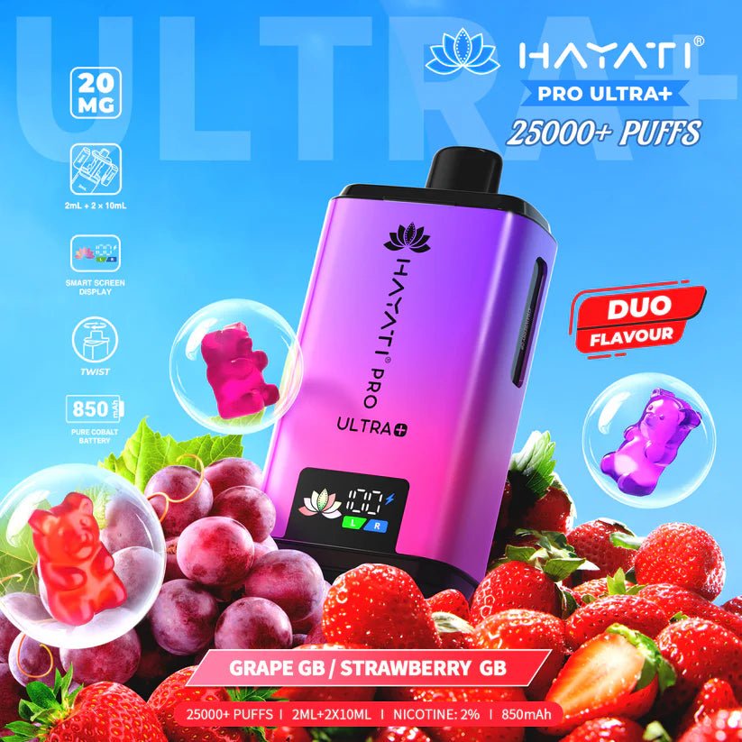 Hayati Pro Ultra+ 25k Prefilled Vape Pod 20mg (COMING SOON)