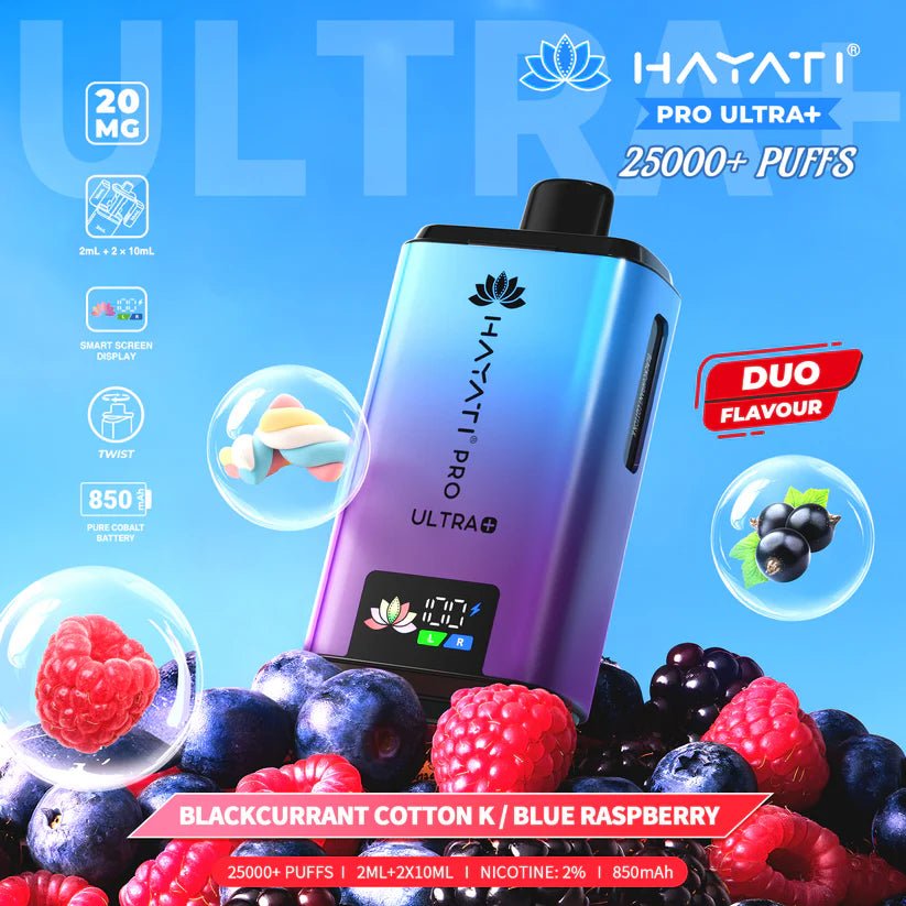 Hayati Pro Ultra+ 25k Prefilled Vape Pod 20mg (COMING SOON)