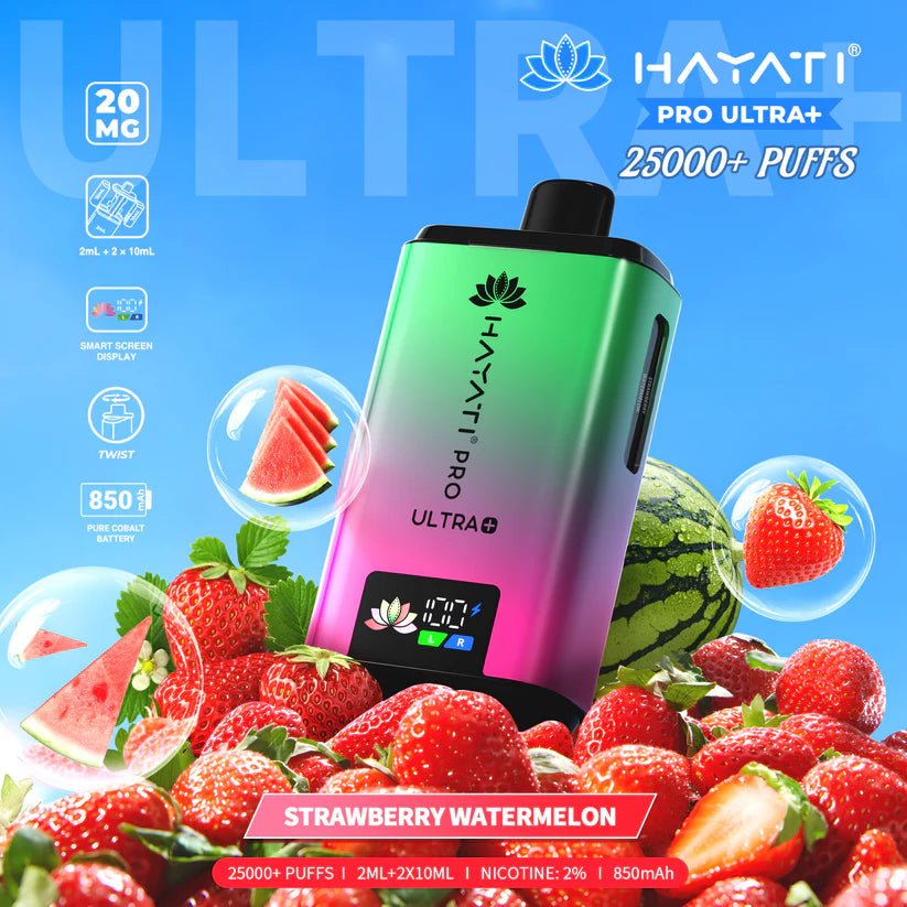 Hayati Pro Ultra+ 25k Prefilled Vape Pod 20mg - Boxes (COMING SOON)