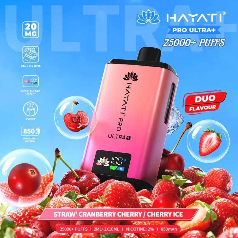 Hayati Pro Ultra+ 25k Prefilled Vape Pod 20mg - Boxes (COMING SOON)