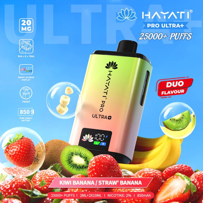 Hayati Pro Ultra+ 25k Prefilled Vape Pod 20mg - Boxes (COMING SOON)