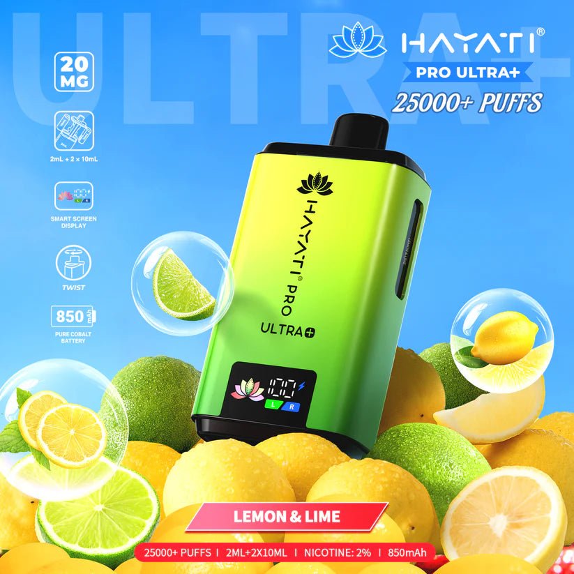 Hayati Pro Ultra+ 25k Prefilled Vape Pod 20mg - Boxes (COMING SOON)