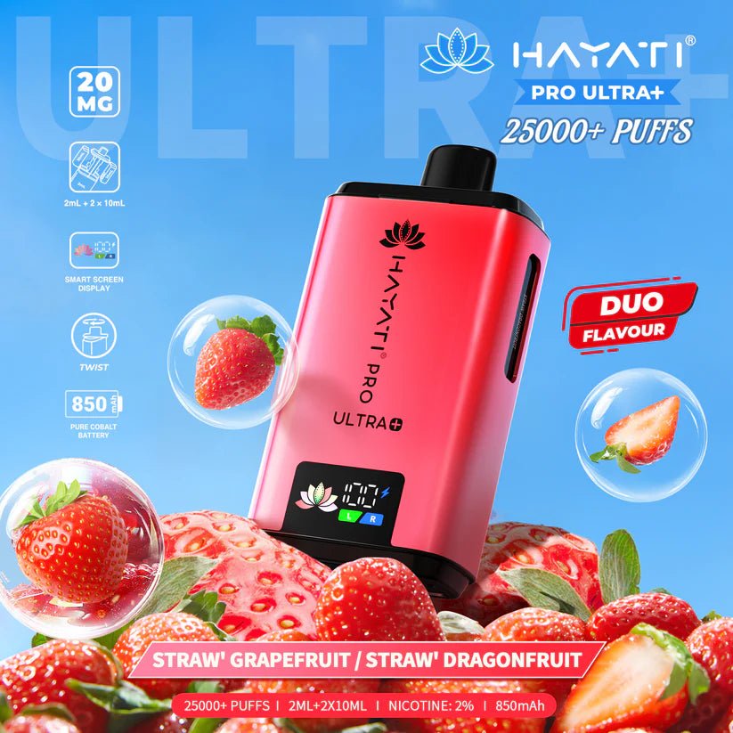 Hayati Pro Ultra+ 25k Prefilled Vape Pod 20mg (COMING SOON)